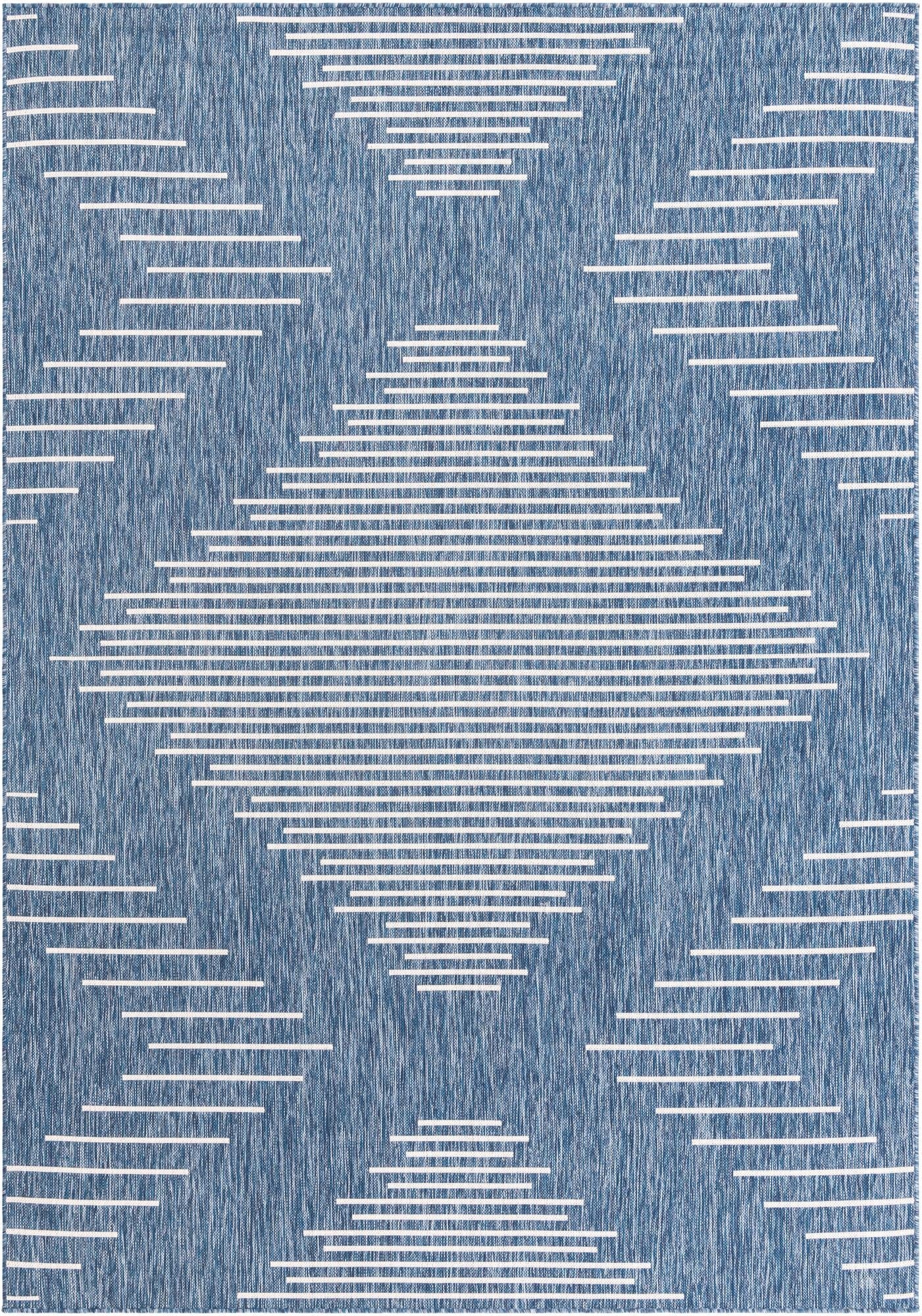 Primary image 7' x 10'  Washable Modern Indoor / Outdoor Rug