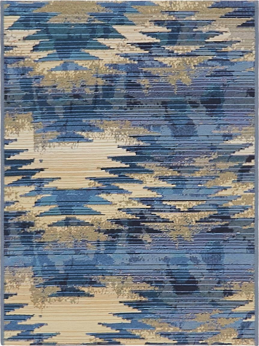 Primary image 2' 2 x 3'  Washable Modern Indoor / Outdoor Rug