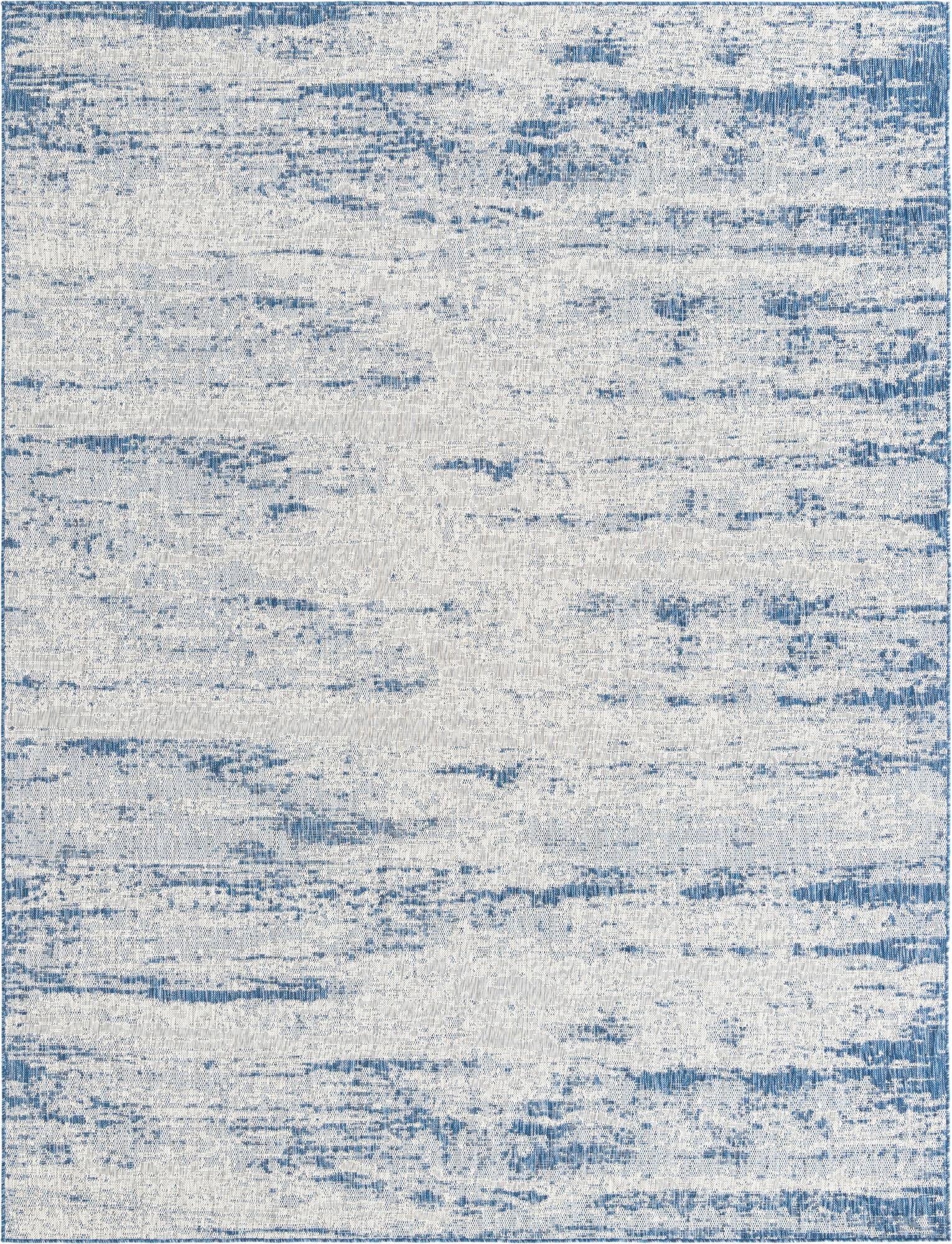 Primary image 9' x 12'  Washable Modern Indoor / Outdoor Rug