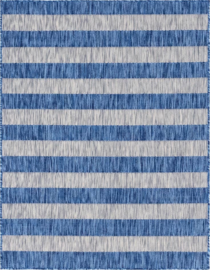 Detail image of 4' x 6' Easy-Clean Ribbon Indoor / Outdoor Rug