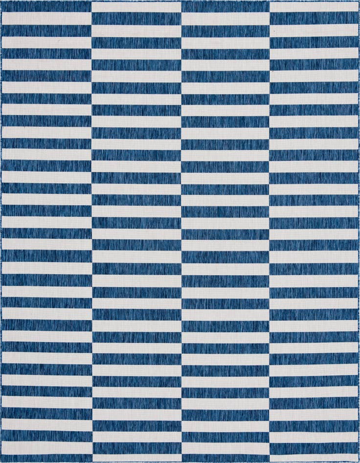 Detail image of 9' x 12' Easy-Clean Ribbon Indoor / Outdoor Rug