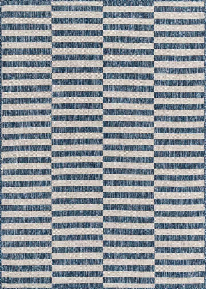 5' 3 x 8' Easy-Clean Ribbon Indoor / Outdoor Rug
