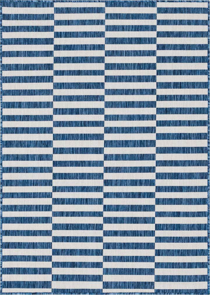 4' x 6' Easy-Clean Ribbon Indoor / Outdoor Rug