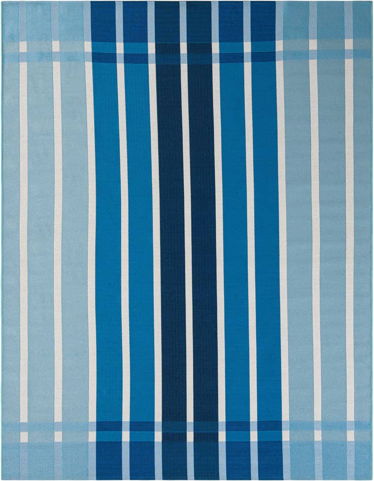 Detail image of 6' x 9' Easy-Clean Ribbon Indoor / Outdoor Rug