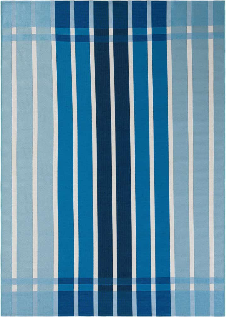 6' x 9' Easy-Clean Ribbon Indoor / Outdoor Rug