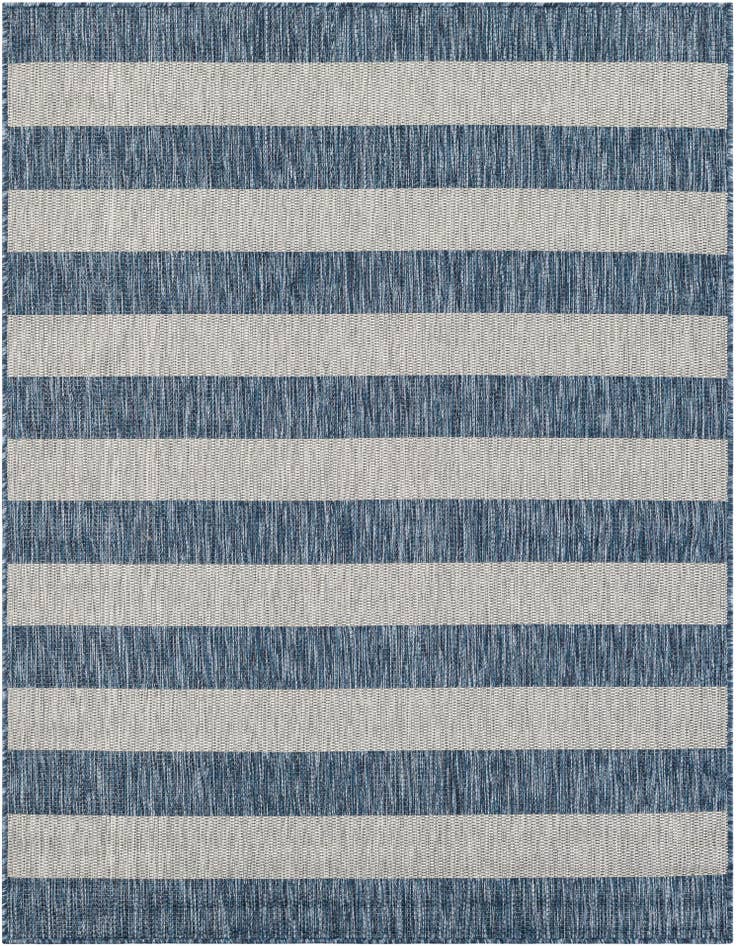 Detail image of 5' 3 x 7' Easy-Clean Ribbon Indoor / Outdoor Rug