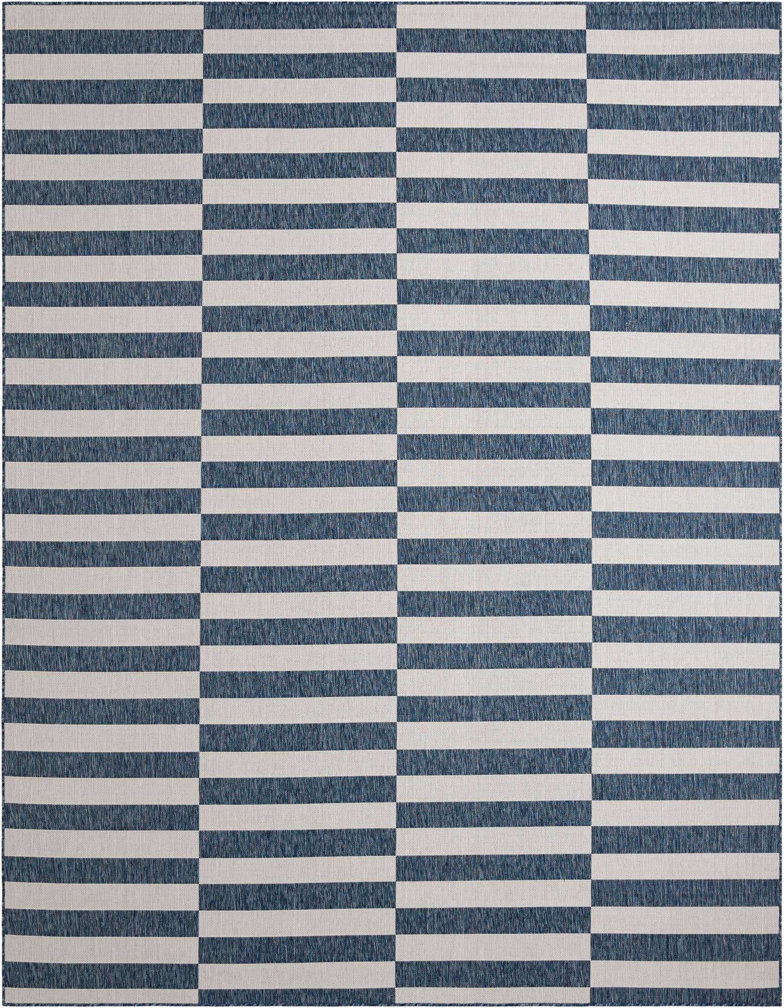 10' x 13' Easy-Clean Ribbon Indoor / Outdoor Rug
