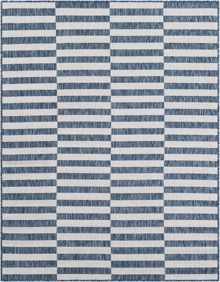 Detail image of 5' 3 x 7' Easy-Clean Ribbon Indoor / Outdoor Rug