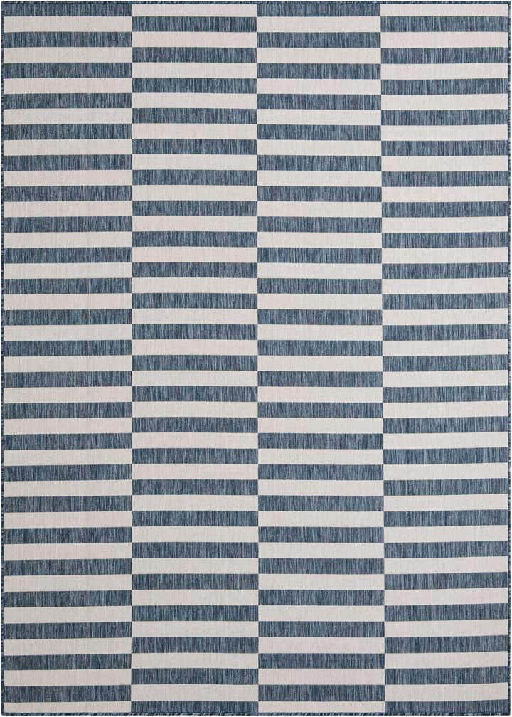 7' 10 x 10' Easy-Clean Ribbon Indoor / Outdoor Rug