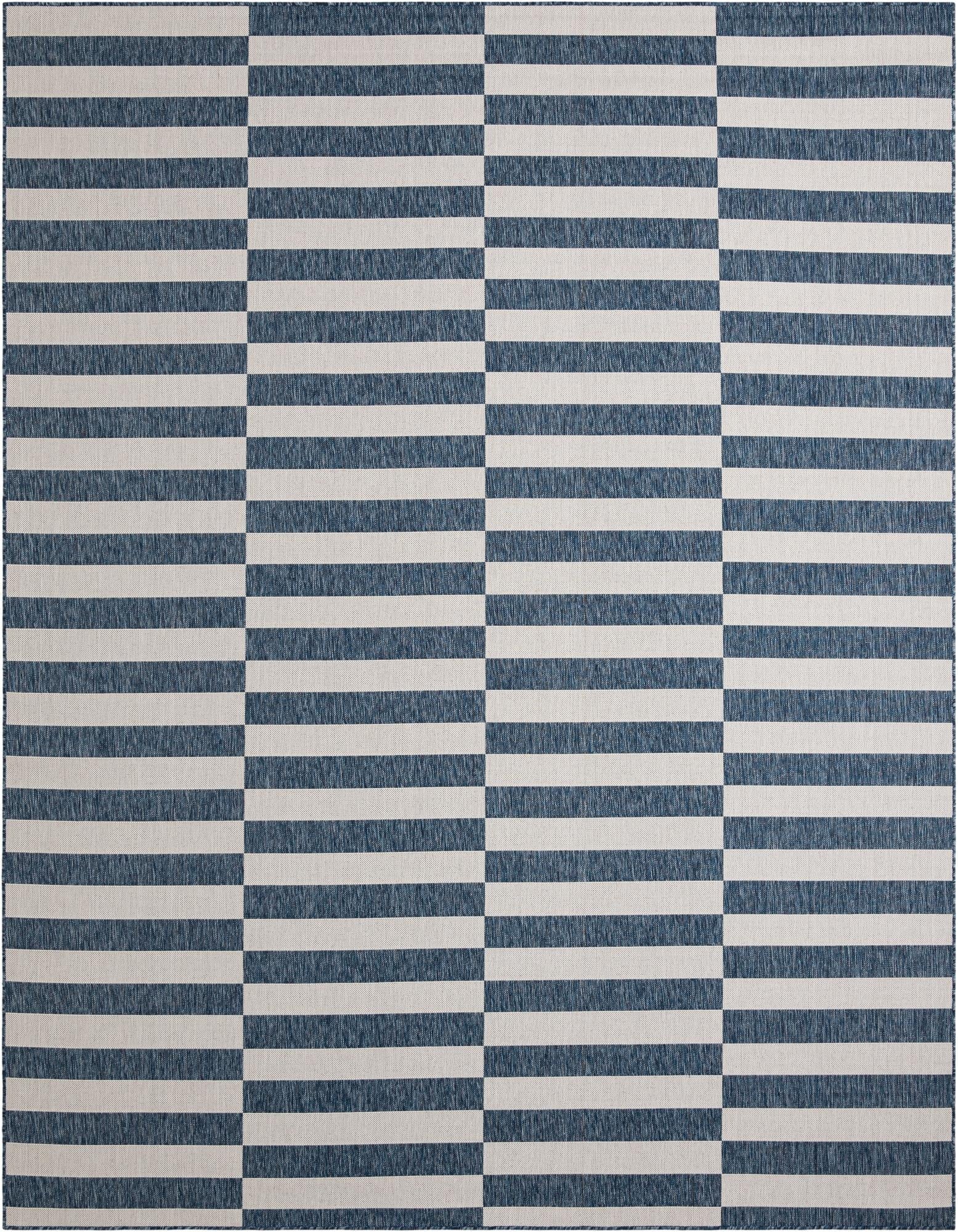 10' x 13' Washable Ribbon Indoor / Outdoor Rug