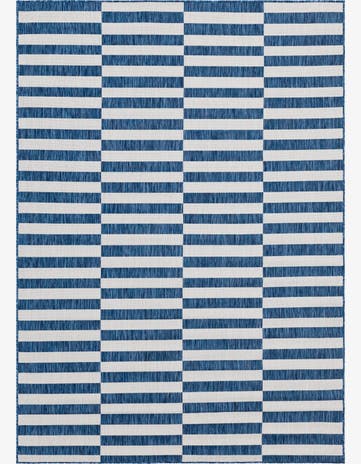 7' x 10' Easy-Clean Ribbon Indoor / Outdoor Rug