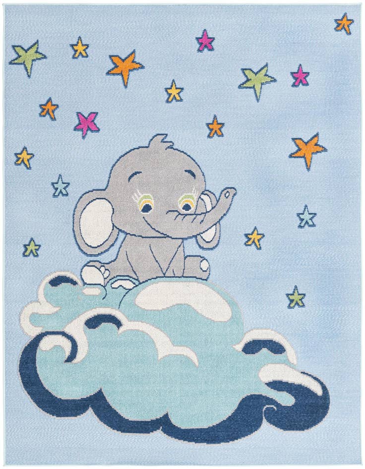 Detail image of 5' 3 x 7' 7 Easy-Clean Indoor / Outdoor Rug