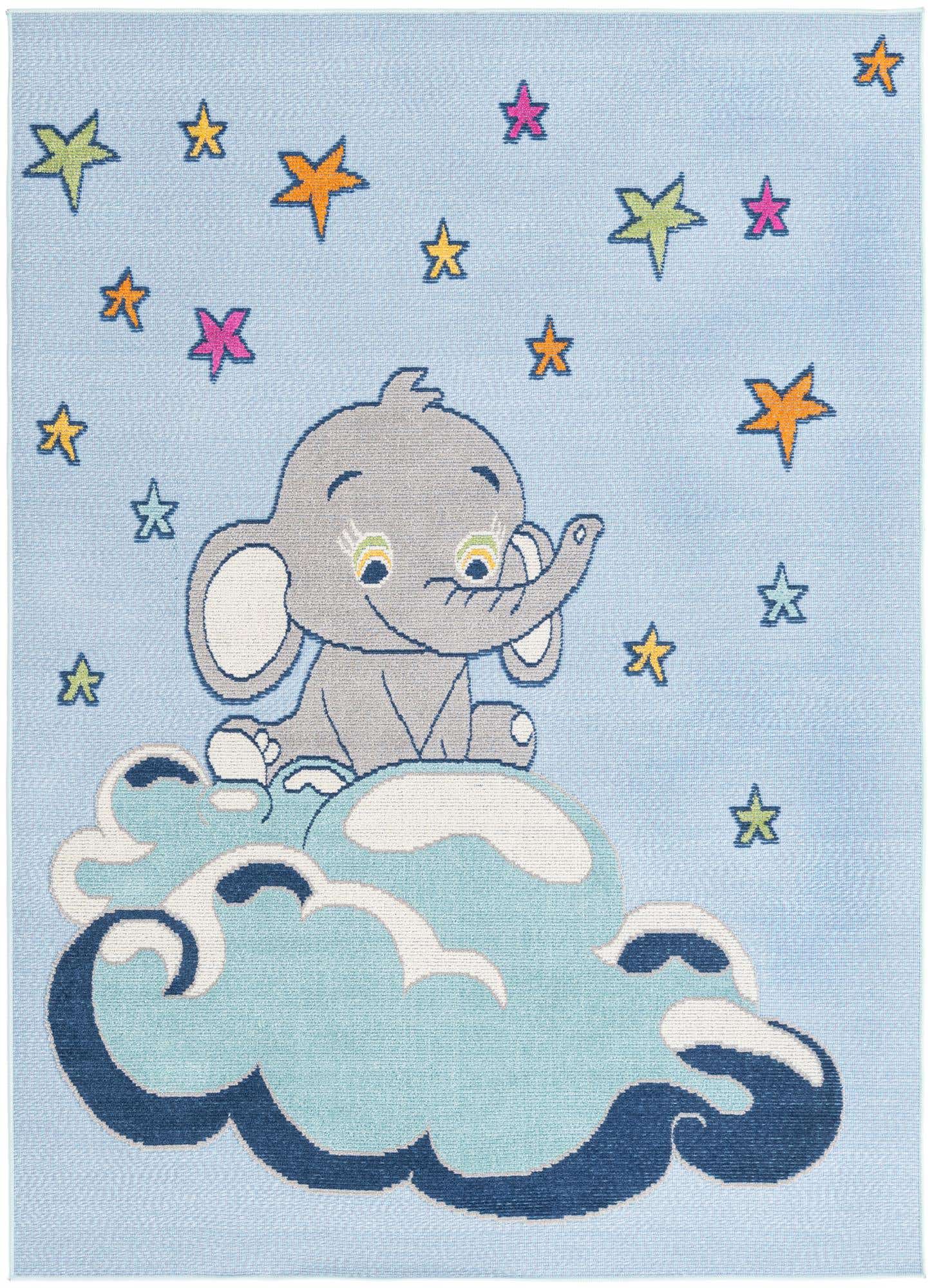 5' 3 x 7' 7 Easy-Clean Indoor / Outdoor Rug