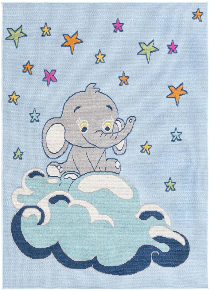 Detail image of 5' 3 x 7' 7 Easy-Clean Indoor / Outdoor Rug