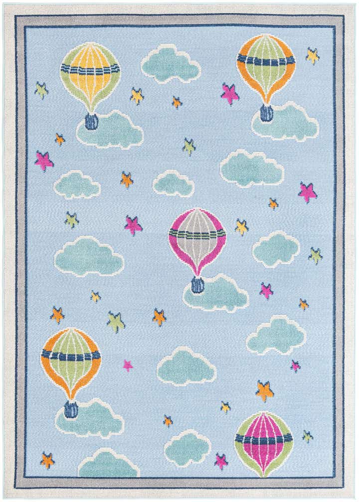5' 3 x 7' 7 Easy-Clean Indoor / Outdoor Rug