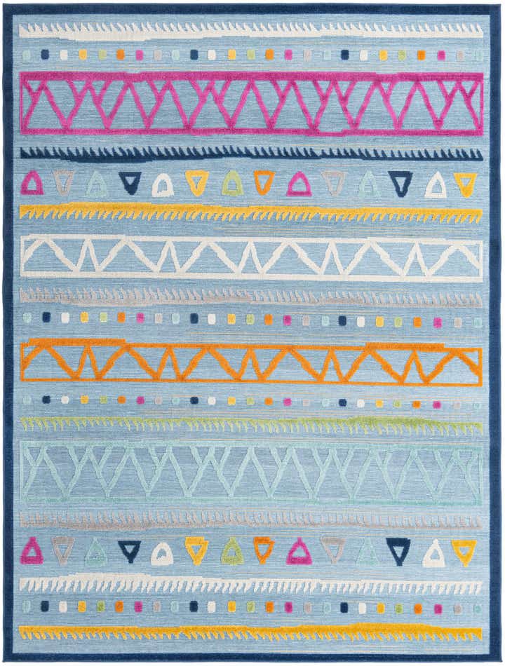 7' 3 x 9' 10 Easy-Clean Indoor / Outdoor Rug