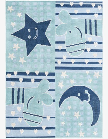 5' 3 x 7' 7 Easy-Clean Indoor / Outdoor Rug