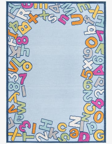 5' 3 x 7' 7 Easy-Clean Indoor / Outdoor Rug