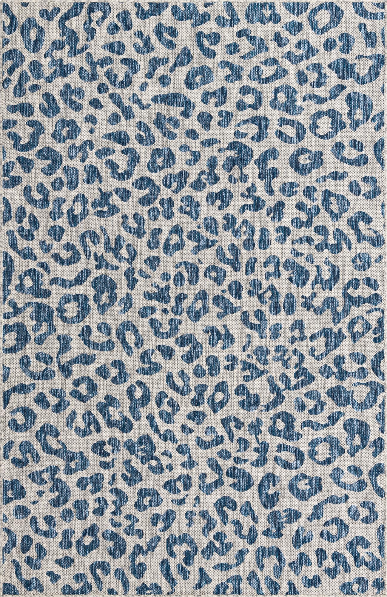 5' 3 x 8'  Washable Safari Indoor / Outdoor Rug