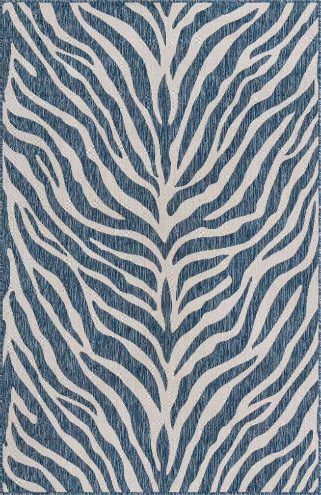 5' 3 x 8' Easy-Clean Safari Indoor / Outdoor Rug