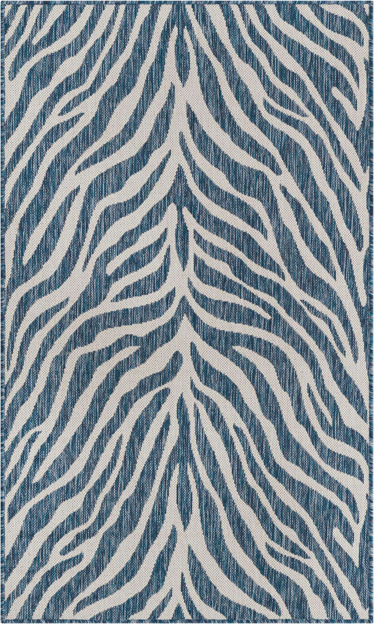 3' x 5' 3 Easy-Clean Safari Indoor / Outdoor Rug