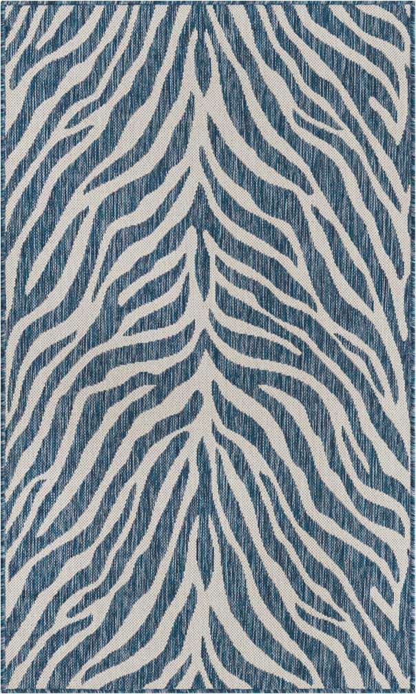 3' x 5' 3 Easy-Clean Safari Indoor / Outdoor Rug