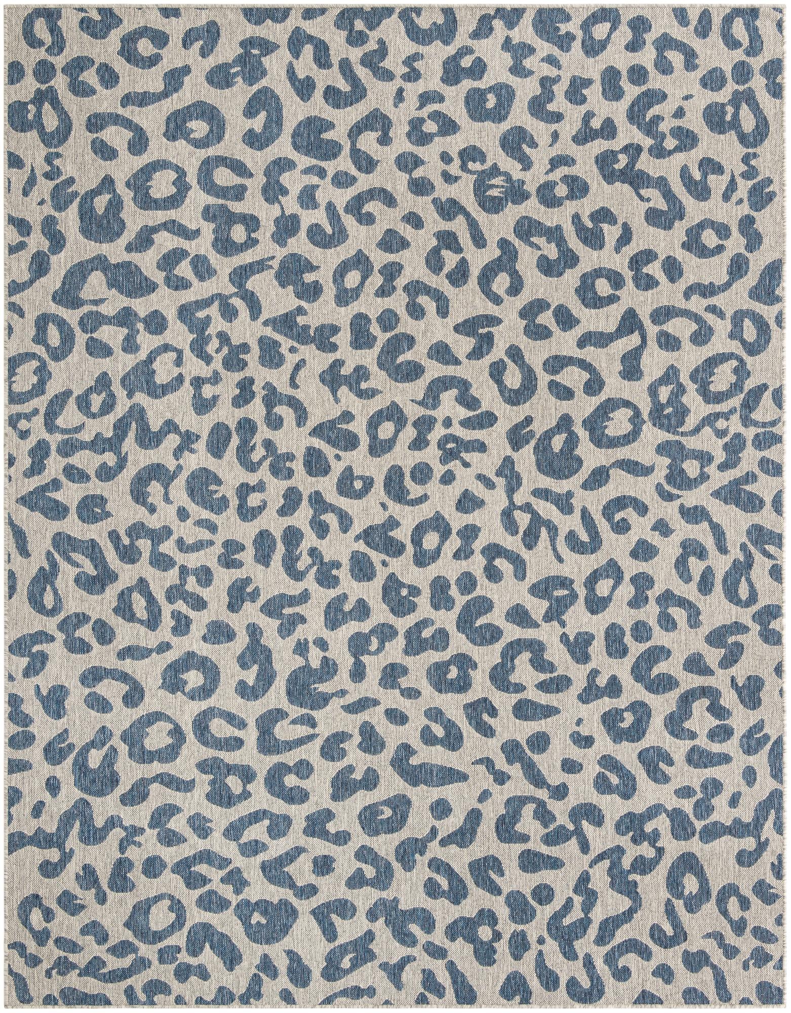 Primary image 7' 10 x 10'  Washable Safari Indoor / Outdoor Rug