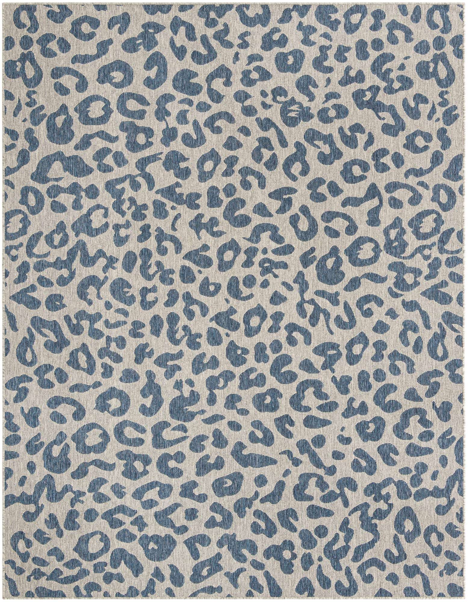 Primary image 7' 10 x 10'  Washable Safari Indoor / Outdoor Rug