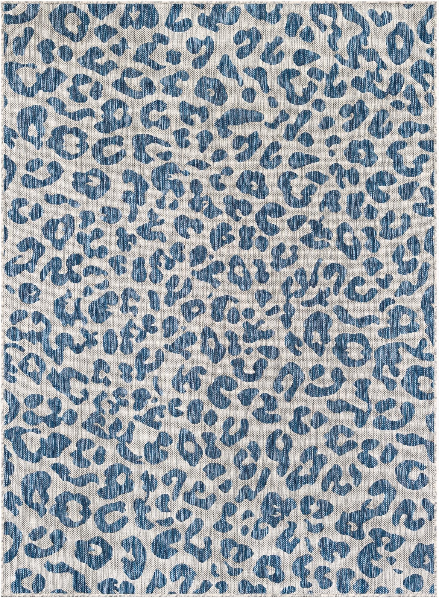 5' 3 x 7'  Washable Safari Indoor / Outdoor Rug