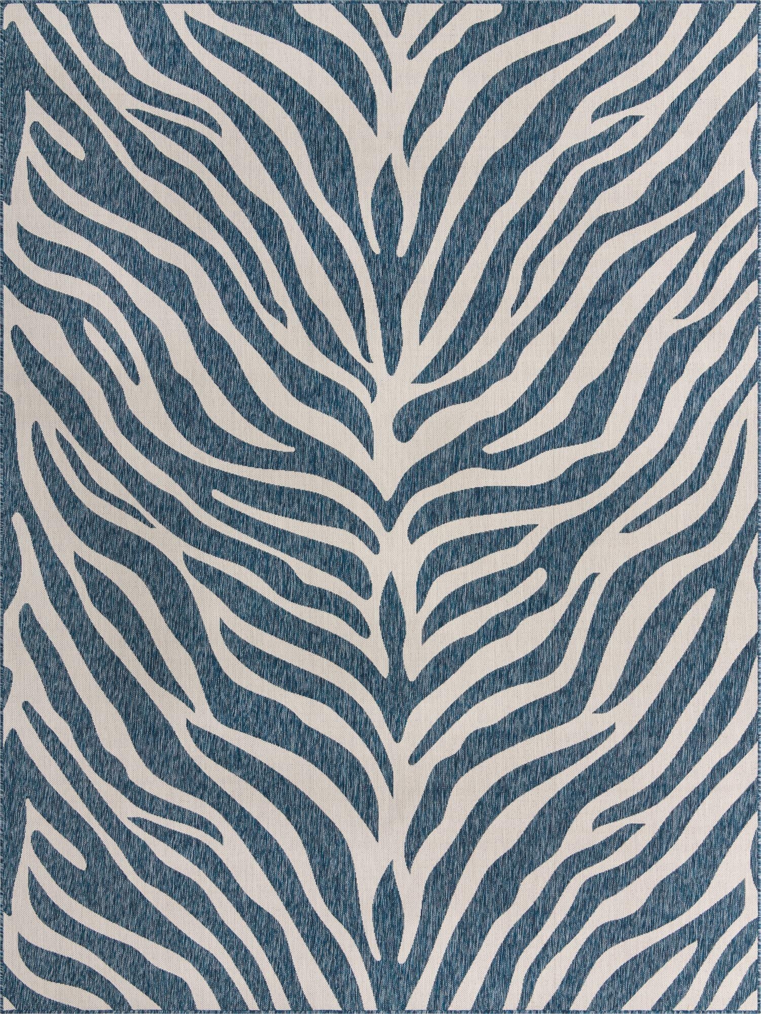 9' x 12'  Washable Safari Indoor / Outdoor Rug
