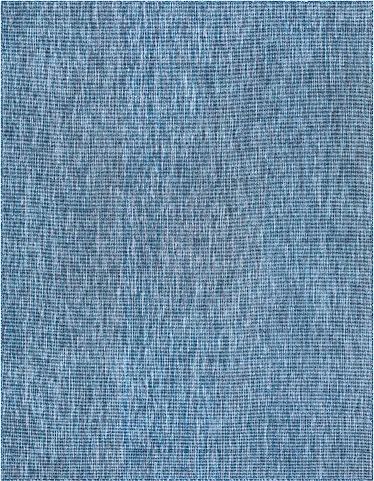 Detail image of 7' 10 x 11' Easy-Clean Solid Indoor / Outdoor Rug
