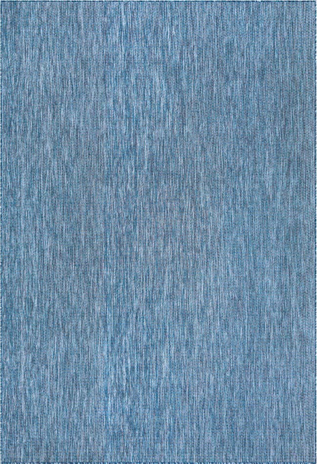 Detail image of 7' 10 x 11' Easy-Clean Solid Indoor / Outdoor Rug