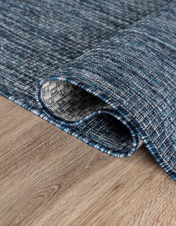 Detail image of 5' 3 x 7'  Washable Solid Indoor / Outdoor Rug