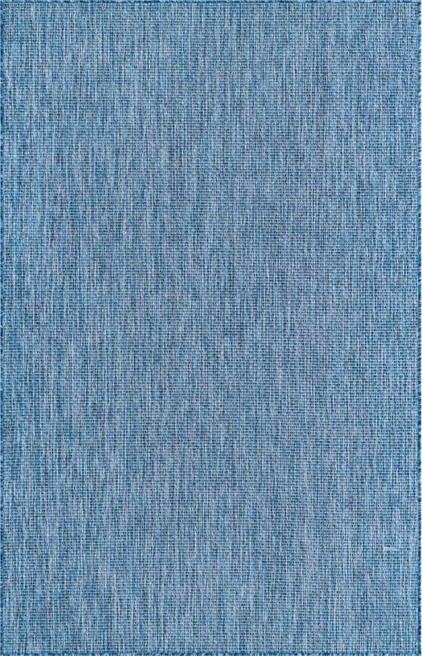 Detail image of 5' 3 x 8' Easy-Clean Solid Indoor / Outdoor Rug