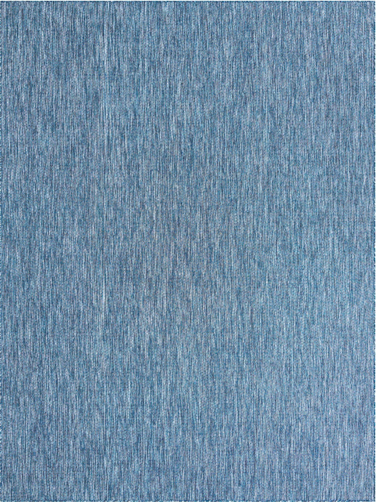 9' x 12' Easy-Clean Solid Indoor / Outdoor Rug