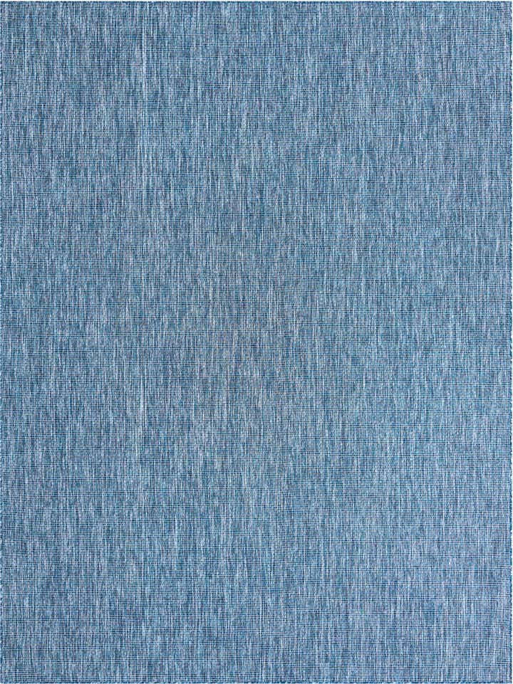 9' x 12' Easy-Clean Solid Indoor / Outdoor Rug