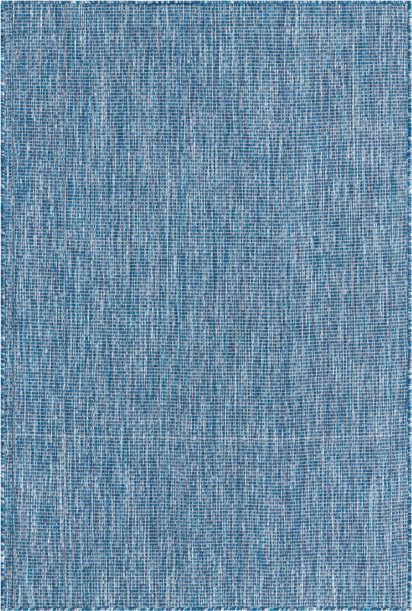 4' x 6' Easy-Clean Solid Indoor / Outdoor Rug