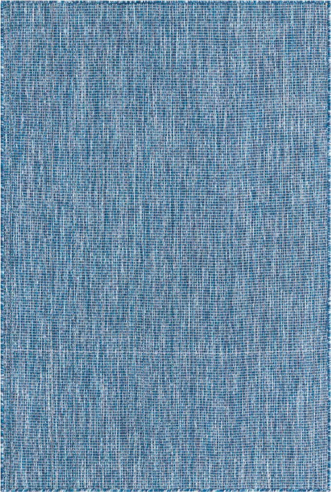 4' x 6' Easy-Clean Solid Indoor / Outdoor Rug