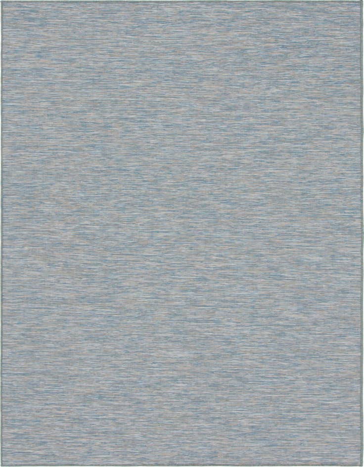 Detail image of 9' 4 x 12' Easy-Clean Solid Indoor / Outdoor Rug