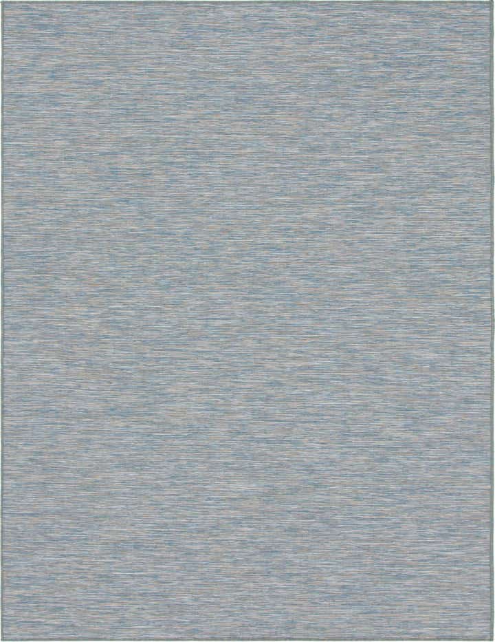 9' 4 x 12' Easy-Clean Solid Indoor / Outdoor Rug
