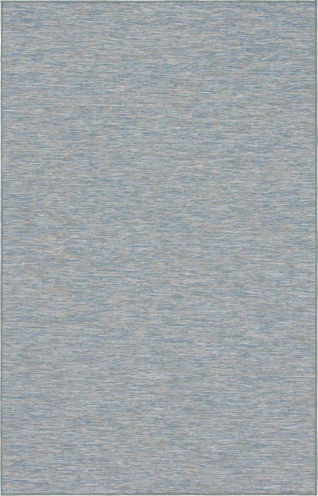 5' 3 x 8' Easy-Clean Solid Indoor / Outdoor Rug