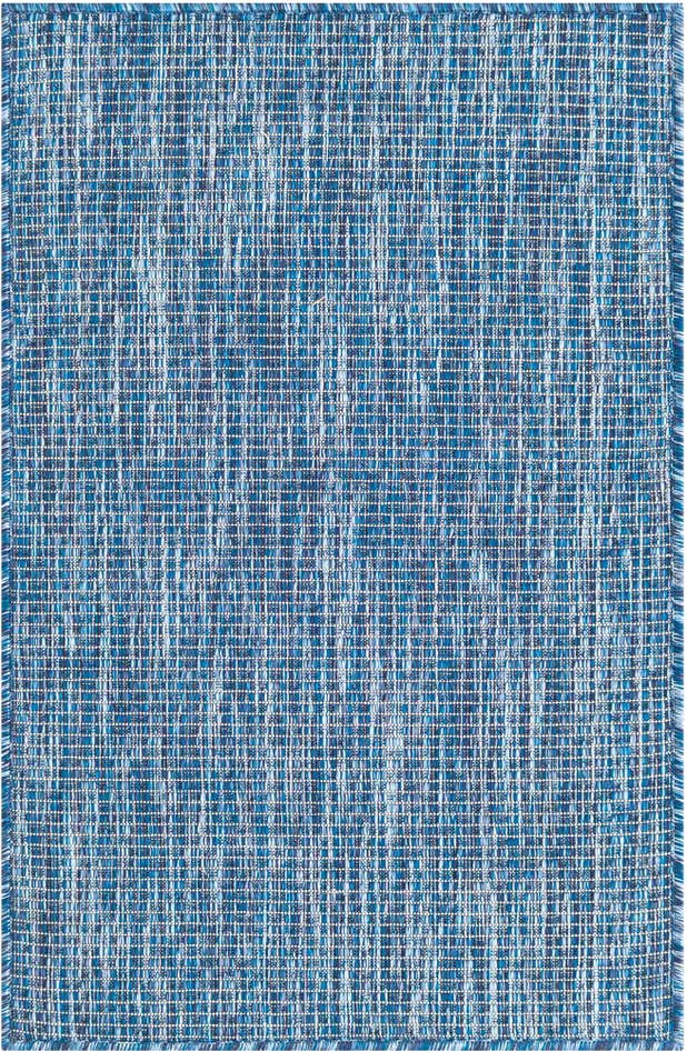 Detail image of 2' x 3' Easy-Clean Solid Indoor / Outdoor Rug