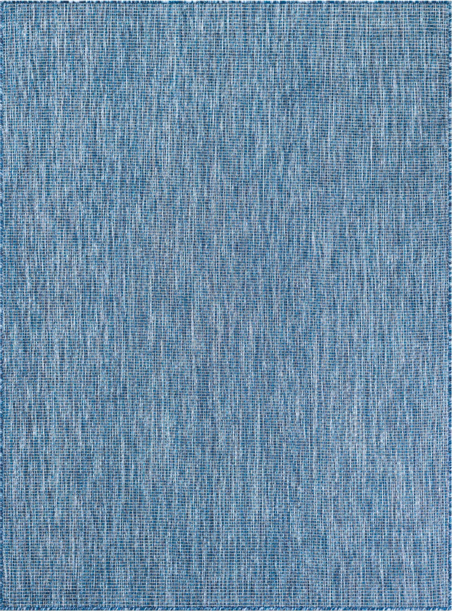 5' 3 x 7' Easy-Clean Solid Indoor / Outdoor Rug