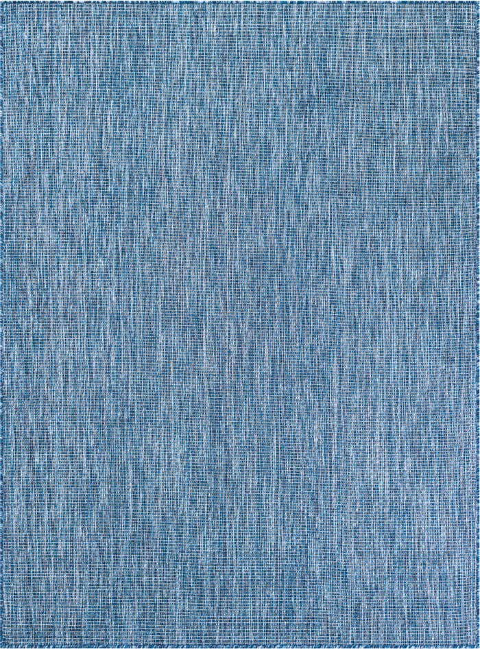 Detail image of 5' 3 x 7' Easy-Clean Solid Indoor / Outdoor Rug