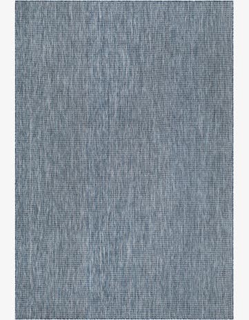 7' 10 x 11' Easy-Clean Solid Indoor / Outdoor Rug
