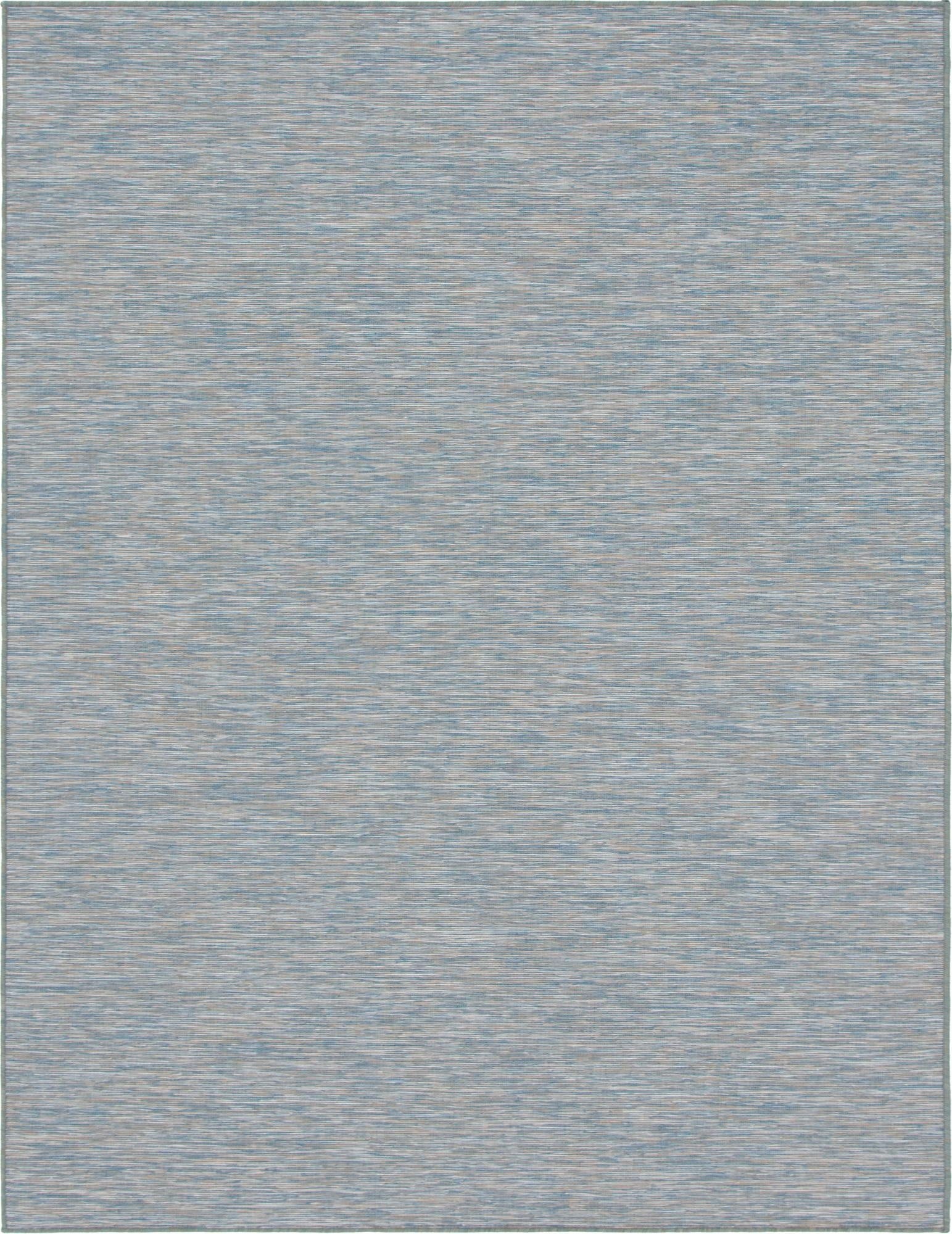 9' 4 x 12' Easy-Clean Solid Indoor / Outdoor Rug