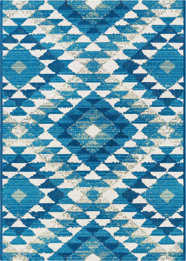2' x 3' Easy-Clean Southwestern Indoor / Outdoor Rug