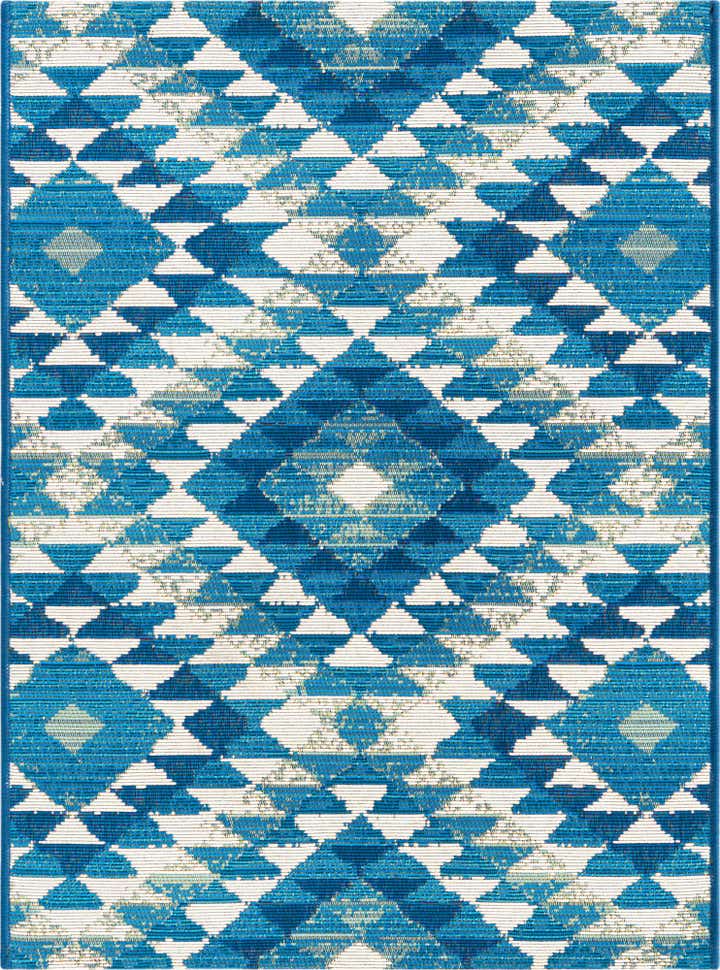 2' x 3' Easy-Clean Southwestern Indoor / Outdoor Rug