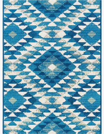 2' x 3' Easy-Clean Southwestern Indoor / Outdoor Rug