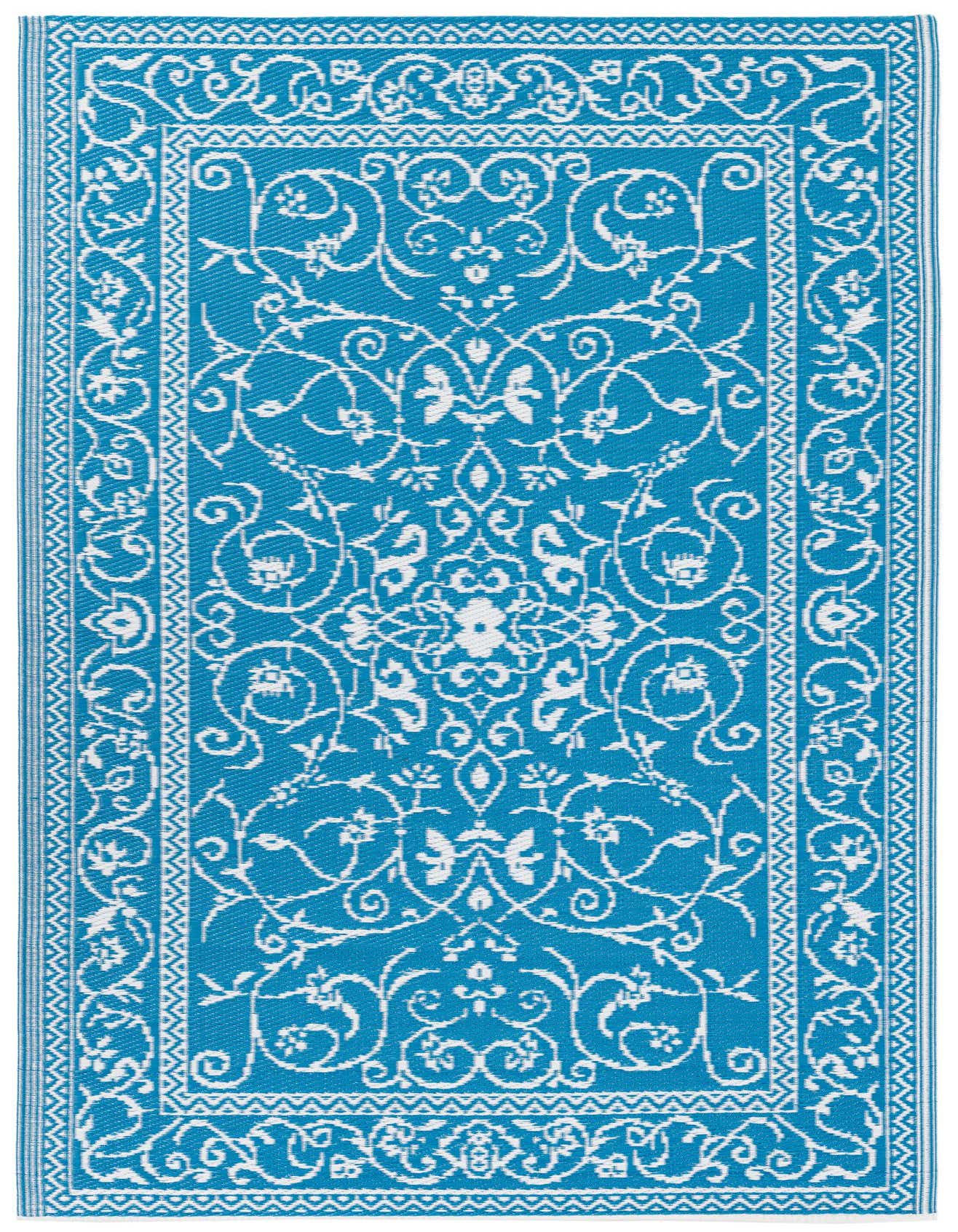 4' x 6' Easy-Clean Traditional Indoor / Outdoor Rug